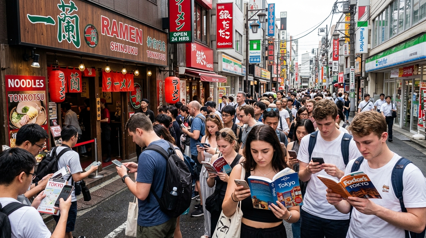 英語の情報だと、いつも同じ50軒しか出てこない